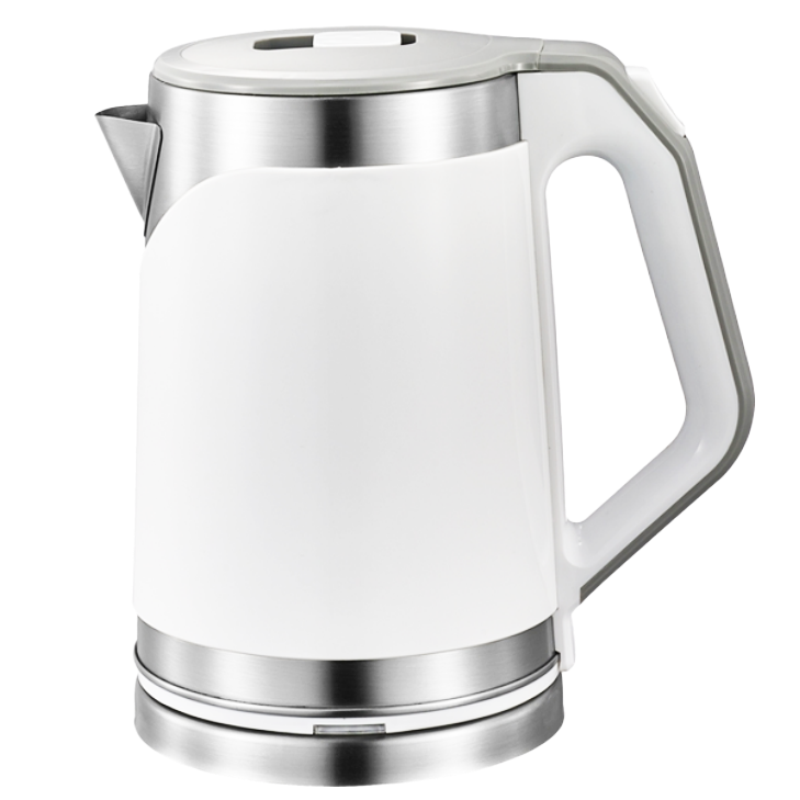 YUEKON appareils de cuisine Double paroi en acier inoxydable 2l théière électrique bouilloire électrique avec Base à 360 degrés 