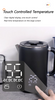 Cafetière électrique avec filtre 1.7 + 1,1 l, nouveau Design, bouilloire Samovar turque en acier inoxydable pour le thé