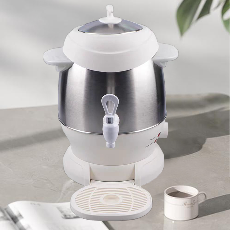 Ensemble de théière Samovar arabe, nouveau Style, Pot en céramique, Double bouilloire en acier inoxydable, bouilloire électrique Samovar avec Pot en céramique 