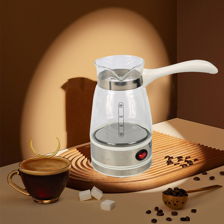 Cafetière turque de 500ml, nouveau Design, plaque chauffante, bouilloire transparente pour la maison 
