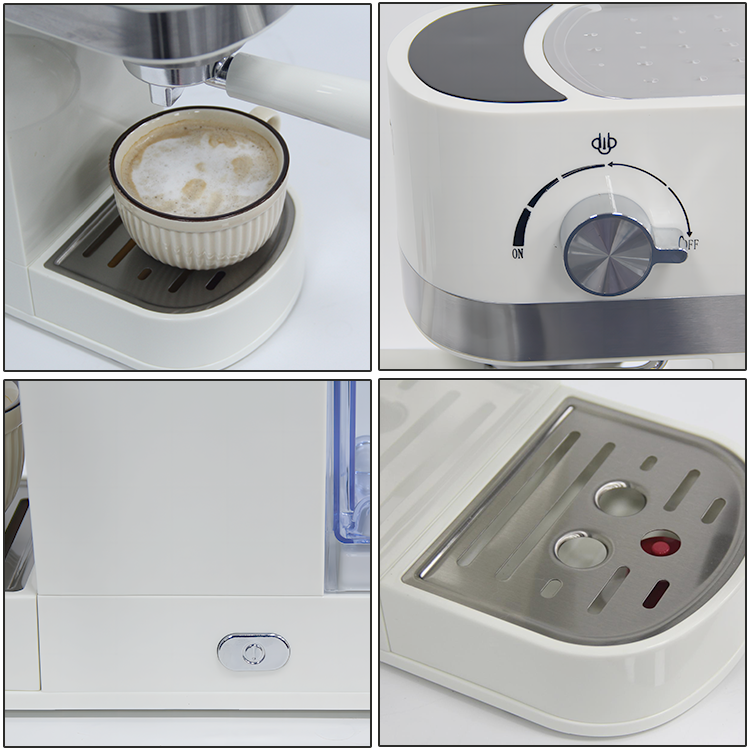 Mielux 20Bar Machines à café Expresso Machine à Latte et Cappuccino maison mousseur à lait en acier inoxydable Machine à café turque