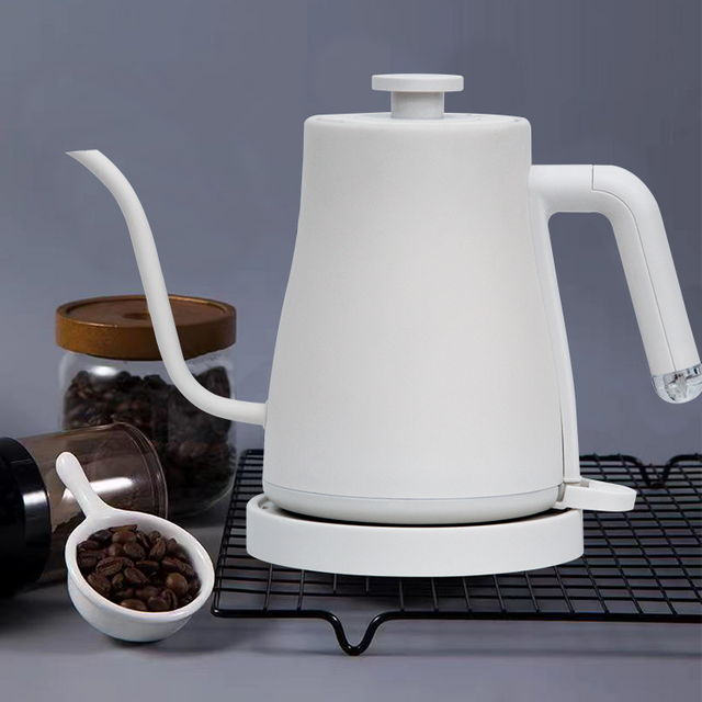 Bouilloire à café électrique à col de cygne en acier inoxydable 1500, 1.0 L, contrôle de la température, Portable, 304 W