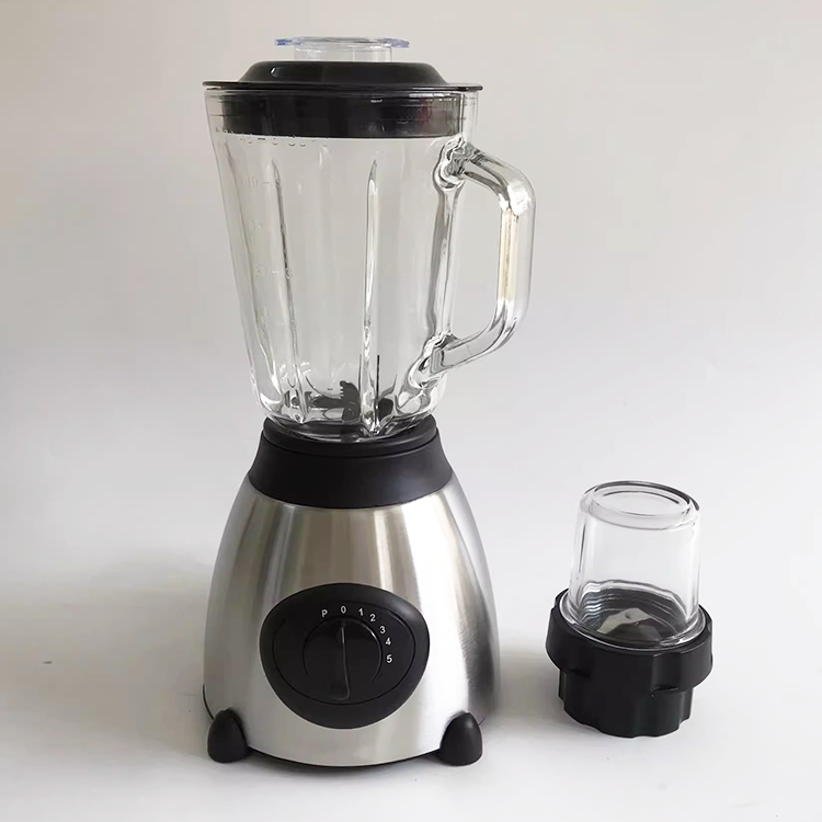 Robot culinaire électrique domestique haut de gamme, Machine de cuisson, presse-agrumes, mélangeur alimentaire en acier inoxydable à lame solide à 4 feuilles