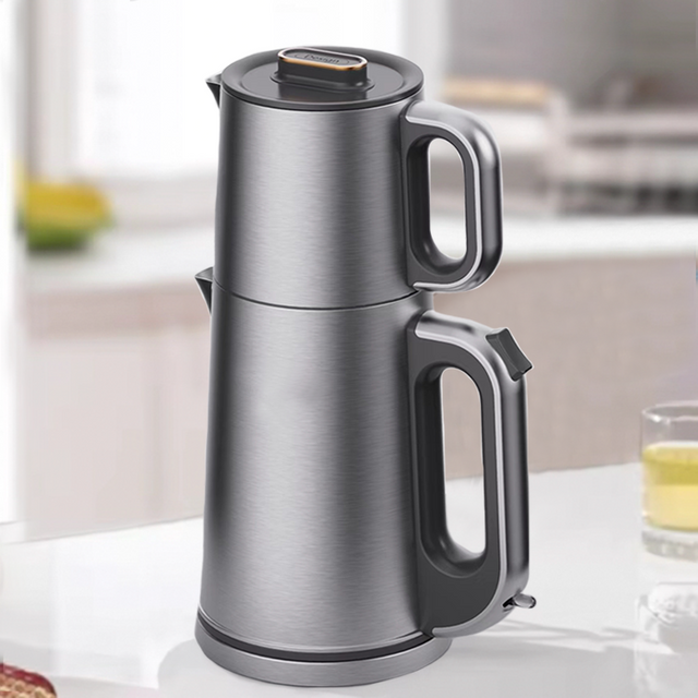 Bouilloire électrique de cuisine intelligente 2,0 l, Machine à thé électrique Samovar avec plateau de contrôle de la température