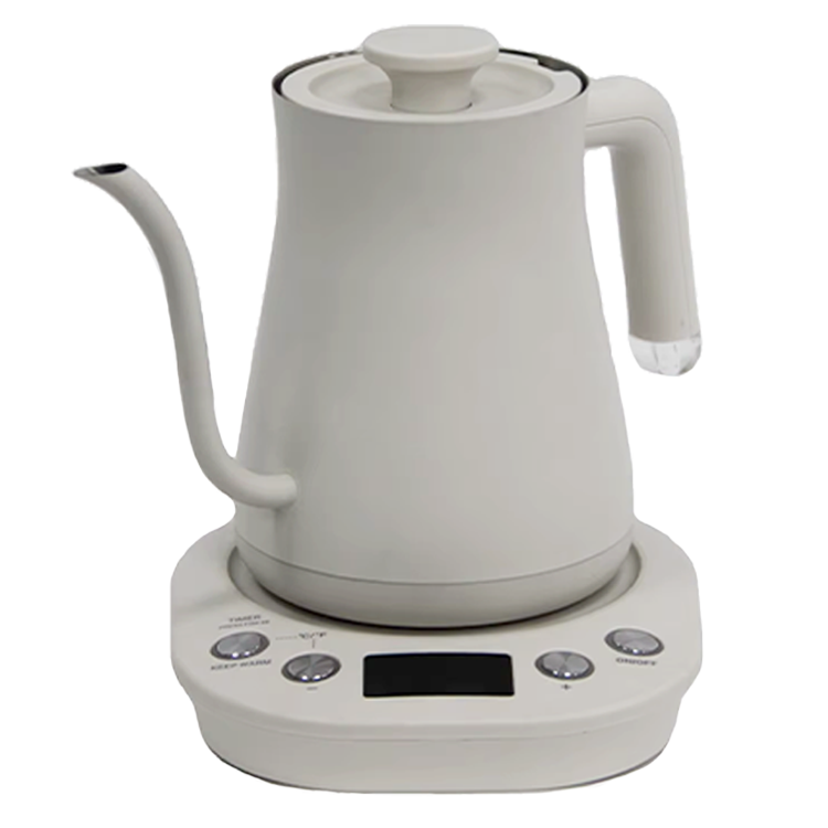 Bouilloire à col de cygne pour thé et café, revêtement en acier inoxydable 304, arrêt automatique, bouilloire à café à Long bec avec contrôle de la température 