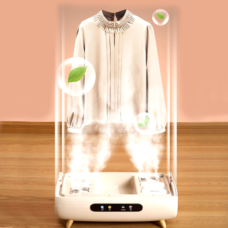 Désinfection UV Portable entièrement automatique, désodorisation à la vapeur, repassage suspendu, sèche-linge pliant