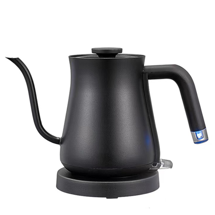 Chaudière à eau électrique pour café à main, vente en gros, bouilloire à café en acier inoxydable 