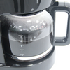 Cafetière électrique expresso goutte à goutte, 650W, arrêt automatique, 1,5 l, 5 à 10 tasses, noire