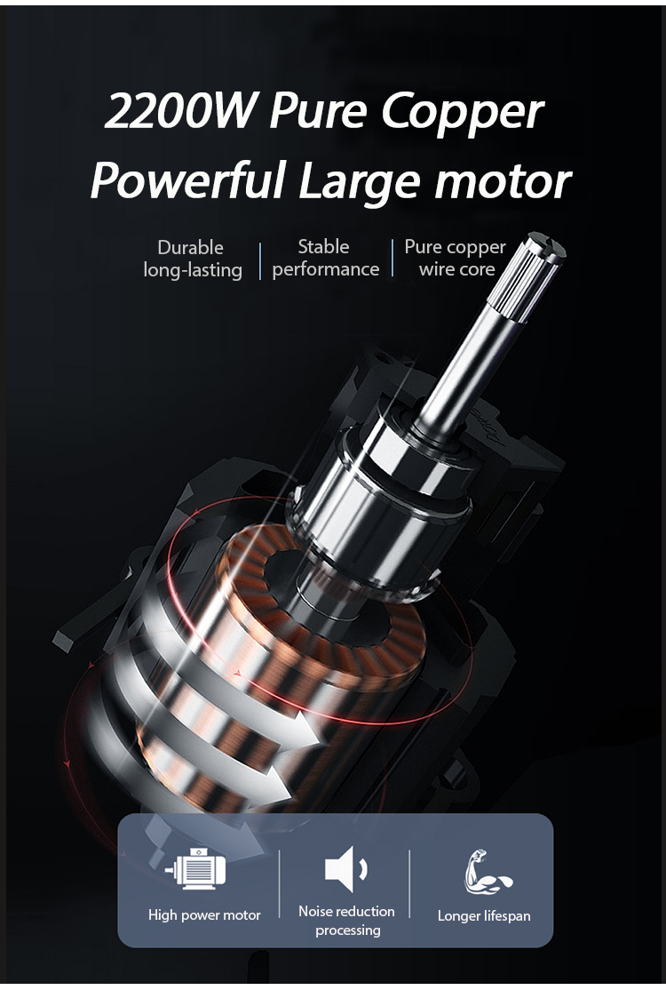 Cuivre pur 1&nbsp;800&nbsp;W