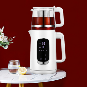 Nouveau Innovant 1,5l et 1,1l Double Pot haute capacité bouilloire en verre chaudière à eau théière électrique chaudière 
