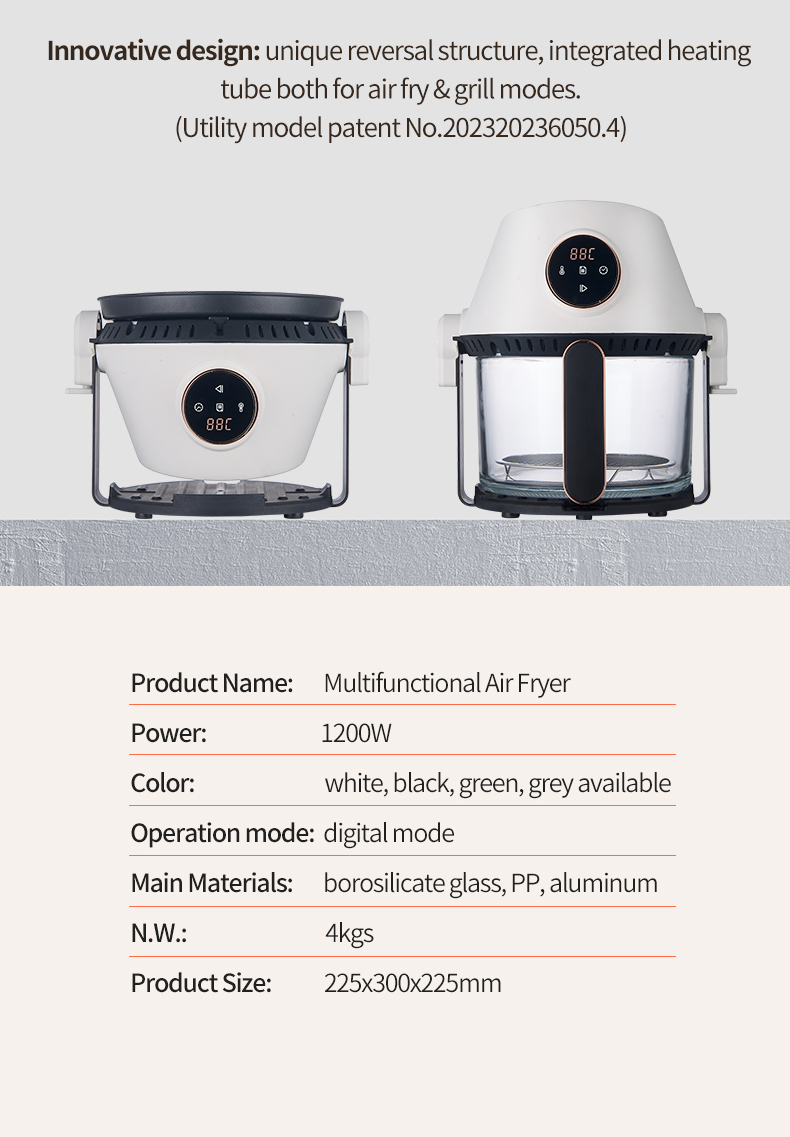 Friteuse &agrave; air multifonctionnelle