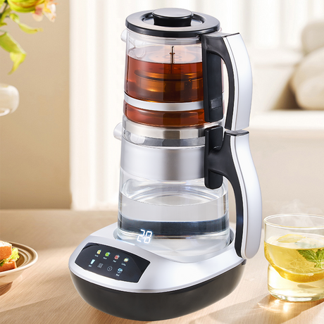 Bouilloire en verre borosilicate à Double couche, 220v, appareil ménager, chaudière à eau Samovar, machine à thé turque, vente en gros