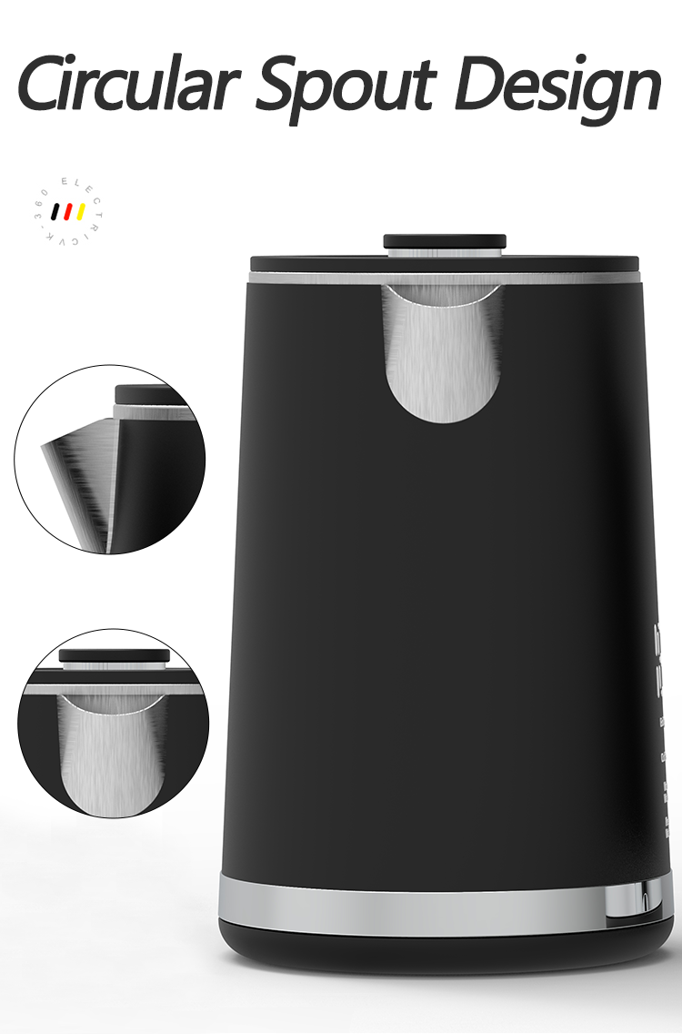Yuekon Kitchen Appliances Arabic Tea Maker Set CE Rohs Digital Keep Warm Water Double Lame Digital Tea Maker 