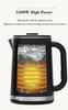 Yuekon Kitchen Appliances Arabic Tea Maker Set CE Rohs Digital Keep Warm Water Double Lame Digital Tea Maker 