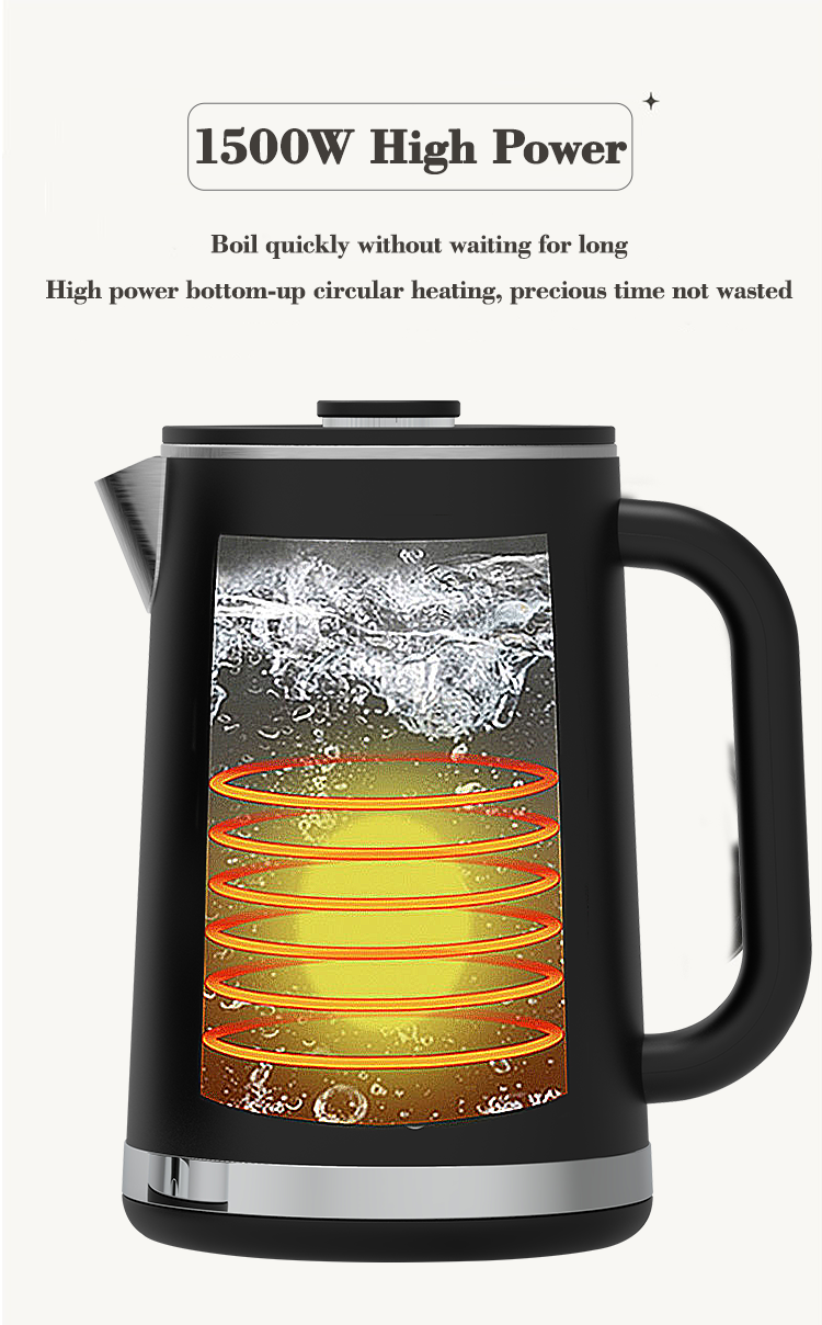 Yuekon Kitchen Appliances Arabic Tea Maker Set CE Rohs Digital Keep Warm Water Double Lame Digital Tea Maker 