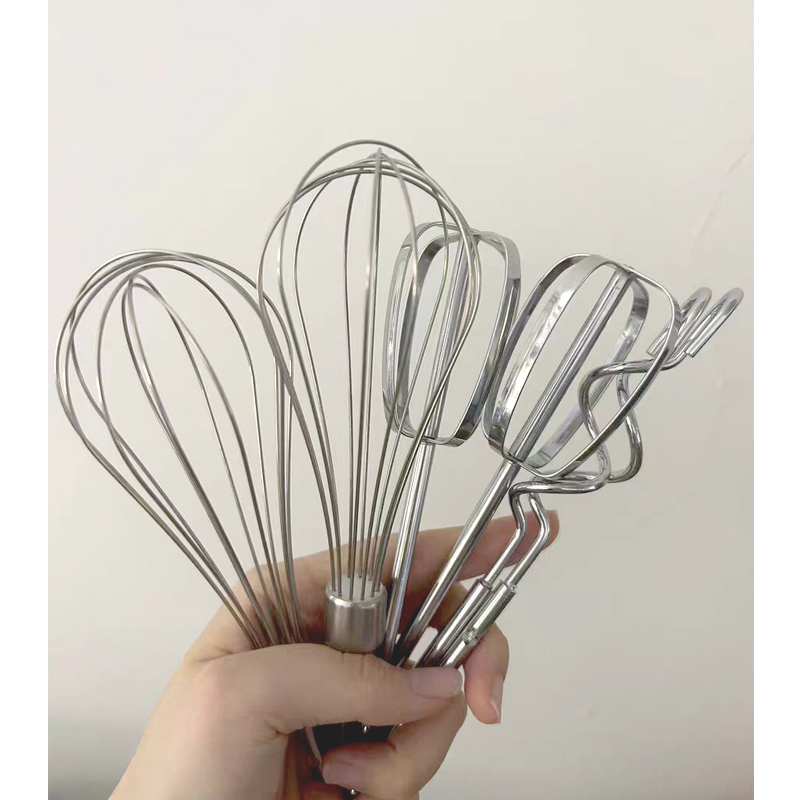 Tête de fouet ménage et nouilles Stick Crème Oeuf White Whisk Stick Mini Batère de mélangeur d'oeufs à main pour faire un dessert