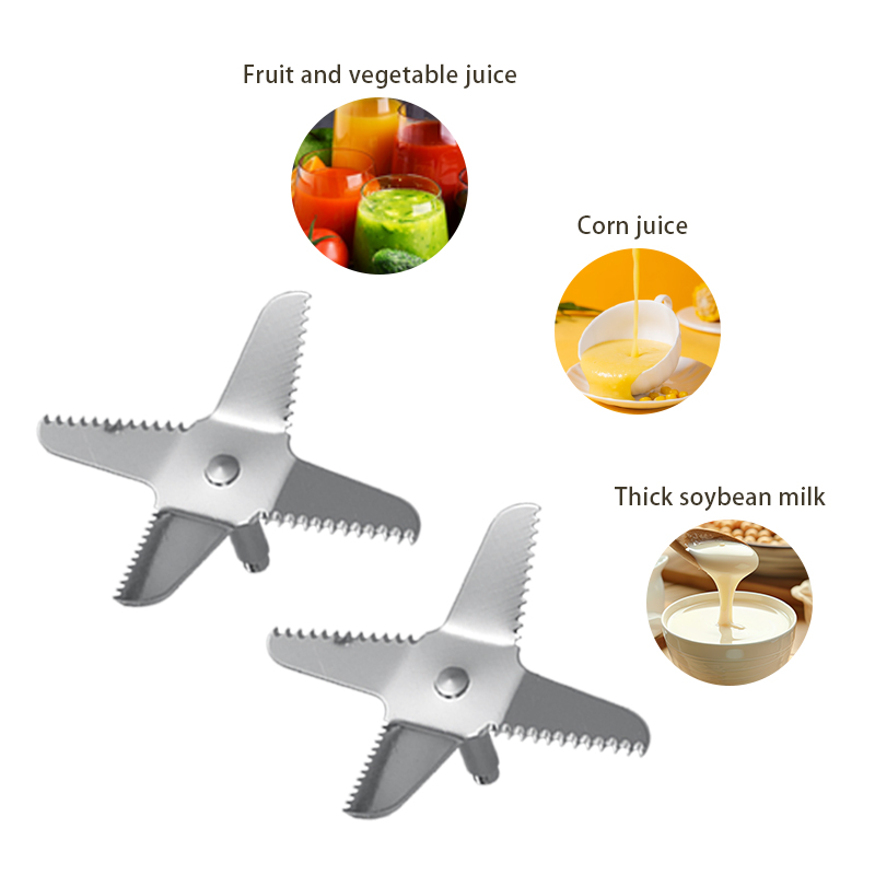 Machine de cuisson Blade de mélangeur commercial Pièce 304 Pièces de mélangeur de remplacement en acier inoxydable pour la lame de presse-agrumes domestique 