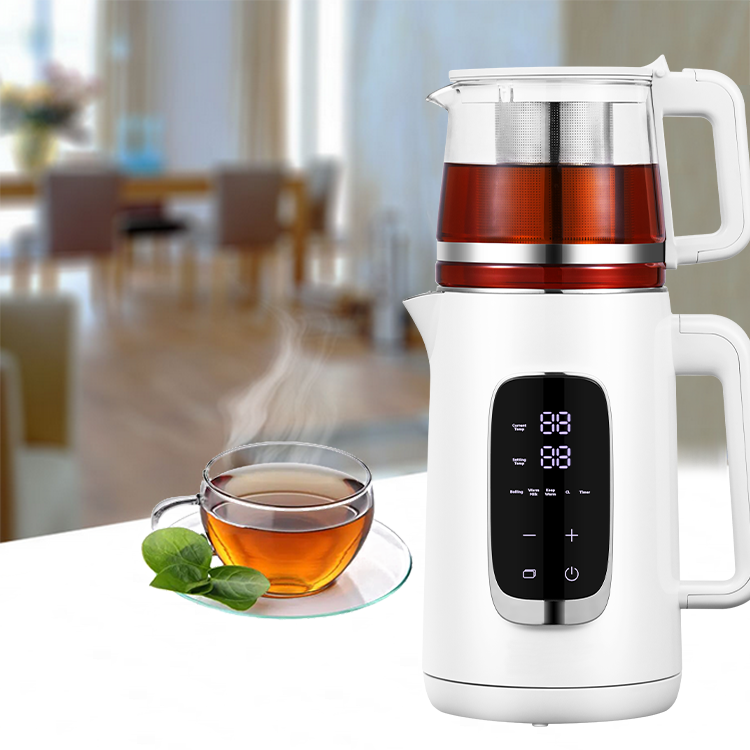 Offre spéciale théière électrique 1,5 l avec chaudière à eau théière 1,1 l en verre Borosilicate