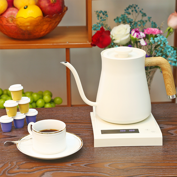 Bouilloire à café électrique à col de cygne, appareils ménagers d'hôtel, cafetière électrique sans fil de 1,8 l, Pour chaudière à main électrique, verser sur les cafetières