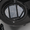 Cafetière électrique expresso goutte à goutte, 650W, arrêt automatique, 1,5 l, 5 à 10 tasses, noire