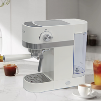 Machine à café/expresso commerciale, 20 bars, professionnelle, automatique, 2 en 1, semi-automatique, pour cafétéria, Cappuccino