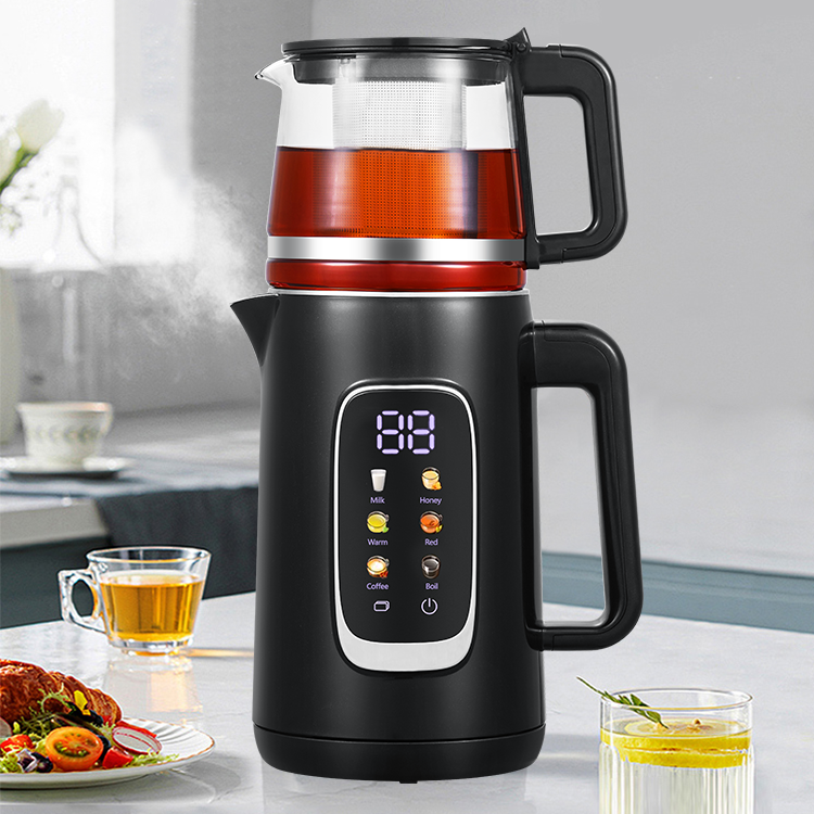 Colonnières électriques arabes noires modernes numériques 2,6L 