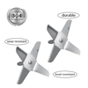 Machine de cuisson Blade de mélangeur commercial Pièce 304 Pièces de mélangeur de remplacement en acier inoxydable pour la lame de presse-agrumes domestique 