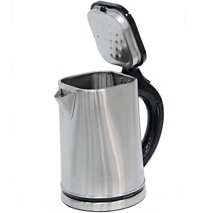 Bouilloire électrique en acier inoxydable, grande capacité 1,6 l, facile à nettoyer, nouveau modèle de conception, prix d'usine