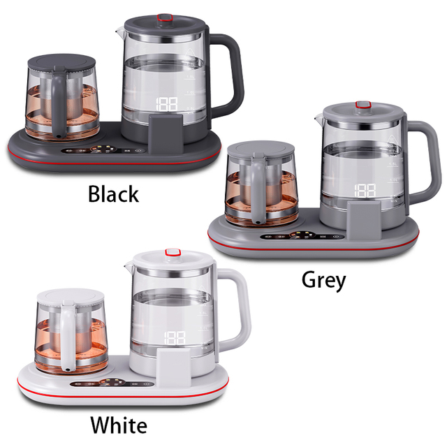 Ensemble de commandes tactiles, machine à thé avec affichage couleur, théière intelligente en verre, bouilloire électrique et Samovar, nouvelle collection