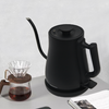 Bouilloire électrique à col de cygne en acier inoxydable, bouilloire goutte à goutte à flux Vertical à 90 degrés Pour la maison, verser sur le café Kettie