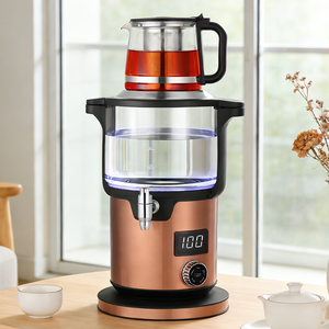 Appareils de cuisine garder au chaud bouilloire à thé en verre 5,6 l grande capacité affichage numérique contrôle de brassage bouilloire bouillante pour le thé