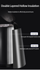 Appareils ménagers Bouilloire électrique à corps en acier inoxydable 304 de qualité alimentaire, pichet à eau électrique à Double paroi, 1,5 l 