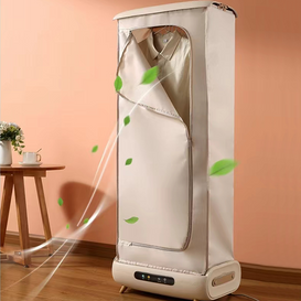 Désinfection UV Portable entièrement automatique, désodorisation à la vapeur, repassage suspendu, sèche-linge pliant