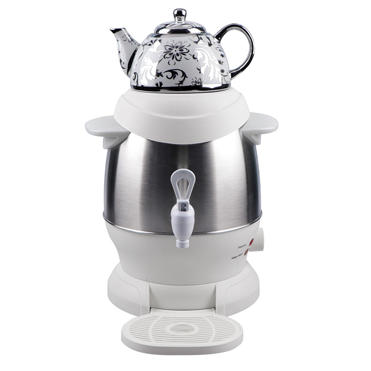 Ensemble de théière turque en céramique, bouilloire électrique élégante, garde au chaud, russe, persan, turc, Samovar, offre spéciale