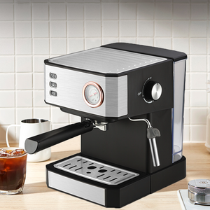 Machine à café expresso automatique à vapeur, 20 bars, en acier inoxydable, commerciale intelligente, avec broyeur, pour cafétéria