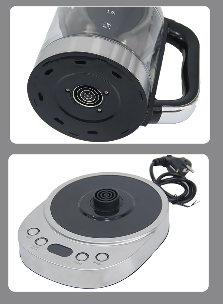 Machine à thé Double Samovar turque 2 en 1, chauffe-eau 2200W, filtre lavable, machine à thé électrique en verre personnalisée 