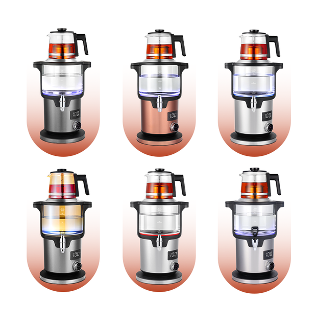 Appareils de cuisine d'arabie saoudite, Samovar électrique, Machine à thé de dinde, contrôle numérique de la température, bouilloire électrique pour garder au chaud