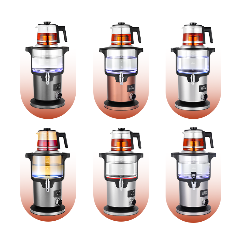 Appareils de cuisine d'arabie saoudite, Samovar électrique, Machine à thé de dinde, contrôle numérique de la température, bouilloire électrique pour garder au chaud