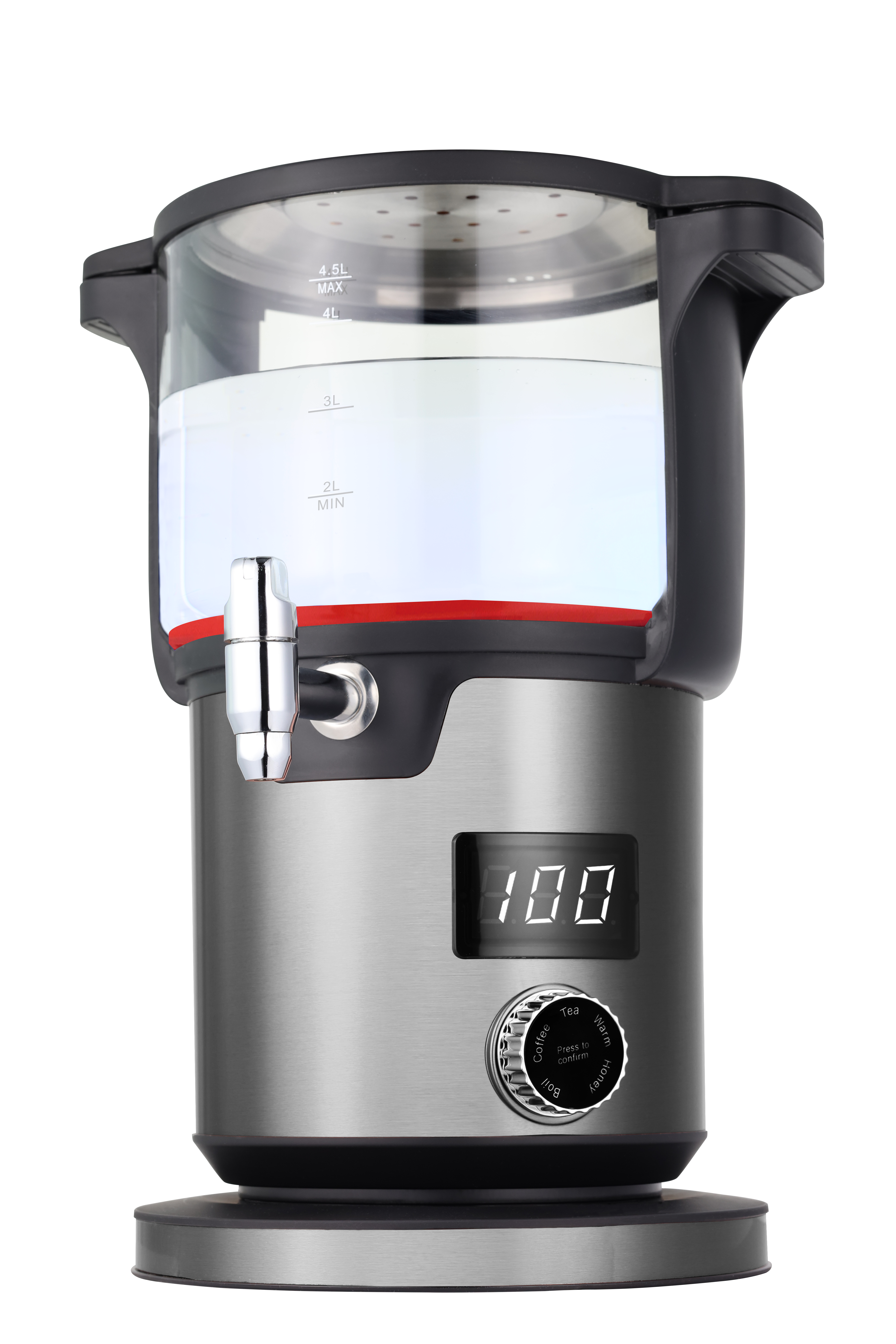 Bouilloire Samovar turque et théière en verre, chauffage à grande vitesse 2000W, contrôle numérique multi-température résistant à la chaleur pour thé/café