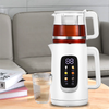 Appareils domestiques Miche-Orient en acier inoxydable double électrique Kettle Pot Set Electric Tea Kettle Tea fabricant 2 en 1 avec contrôle de la température 