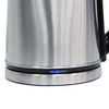 Bouilloire électrique en acier inoxydable, grande capacité 1,6 l, facile à nettoyer, nouveau modèle de conception, prix d'usine