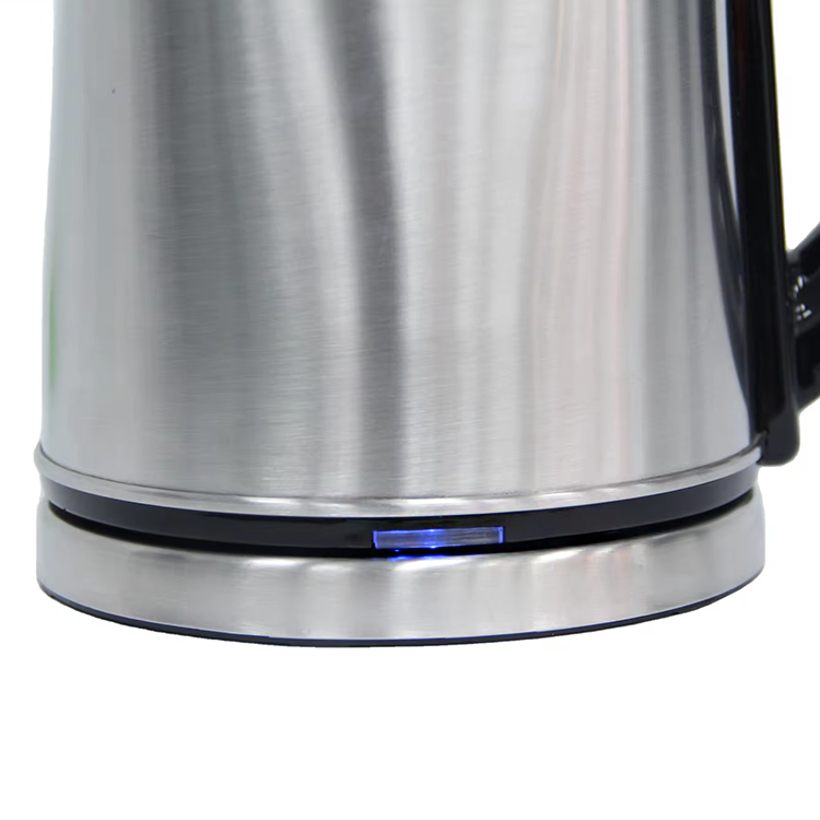 Bouilloire électrique en acier inoxydable, grande capacité 1,6 l, facile à nettoyer, nouveau modèle de conception, prix d'usine