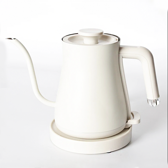 Meilleure vente 304 bouilloire électrique en acier inoxydable 800ml bouilloire électrique cafetière électrique eau chaude verser sur la bouilloire à col de cygne