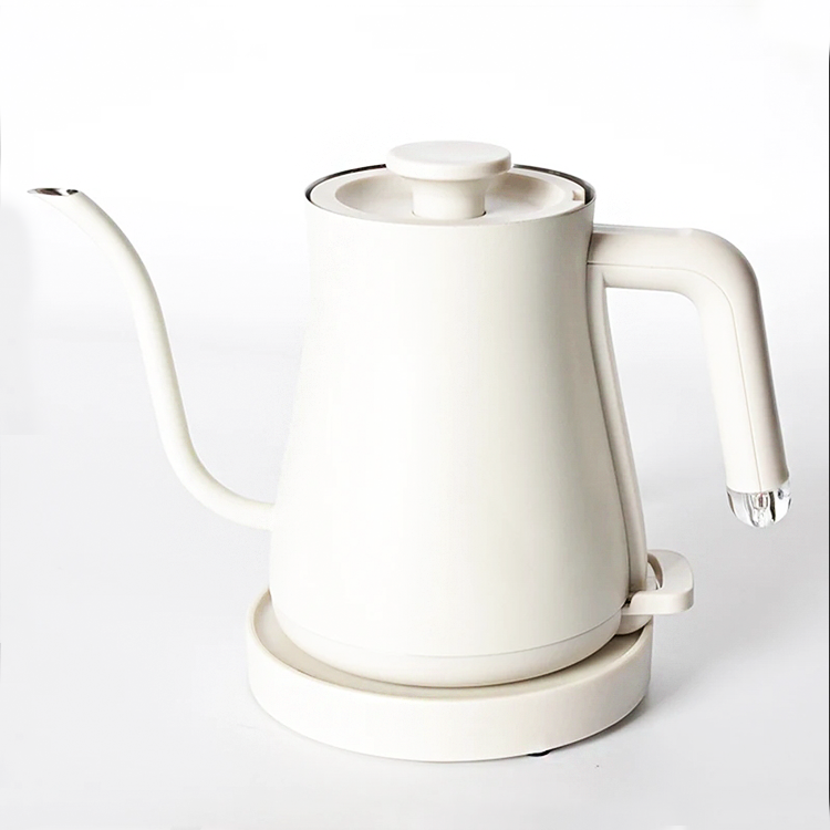 Meilleure vente 304 bouilloire électrique en acier inoxydable 800ml bouilloire électrique cafetière électrique eau chaude verser sur la bouilloire à col de cygne