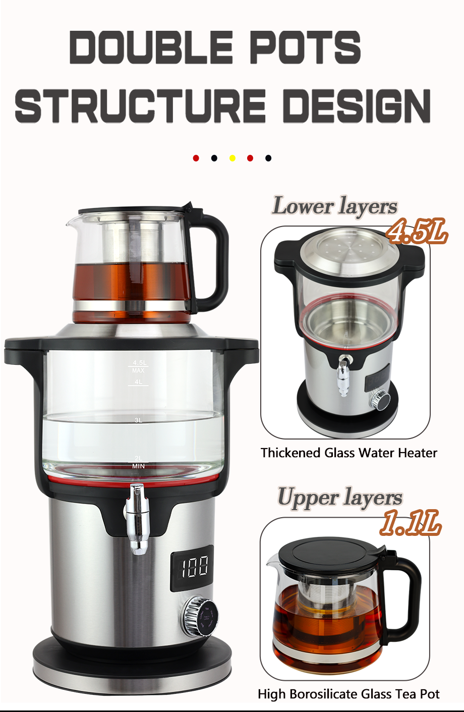 bouilloire &eacute;lectrique professionnelle