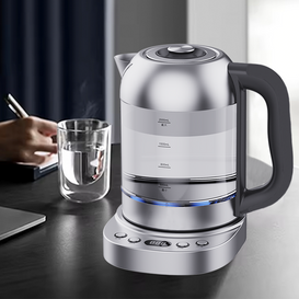 Bouilloire à eau à ébullition rapide de haute qualité, indicateur LED, chaudière à eau de 2,0 l, bouilloire à thé électrique en verre 