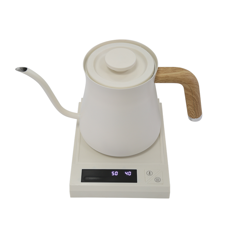 Bouilloire électrique en acier inoxydable, bec de 700ml, Style japonais, bouilloire à eau chaude, thé, verser sur le col de cygne, café goutte à goutte