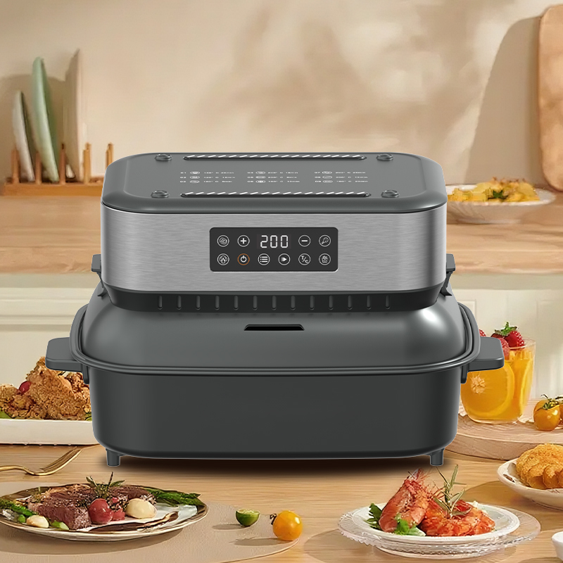 Appareils de cuisine à domicile friteuse à Air friteuse électrique numérique double friteuse à Air Familiales friteuse à Air commerciale pour Restaurants