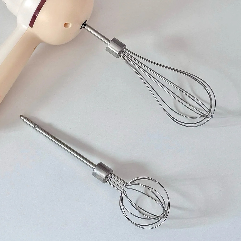 Cuisine Professional Handheld Egg Beater Piles Pain Pâte Bélange Brocheur Pâte Crochet pour fabriquer des desserts Bouxeur