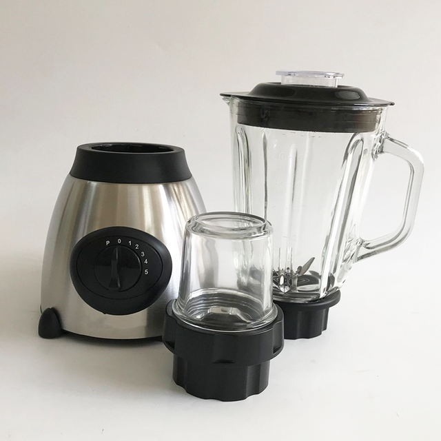 Robot culinaire électrique domestique haut de gamme, Machine de cuisson, presse-agrumes, mélangeur alimentaire en acier inoxydable à lame solide à 4 feuilles